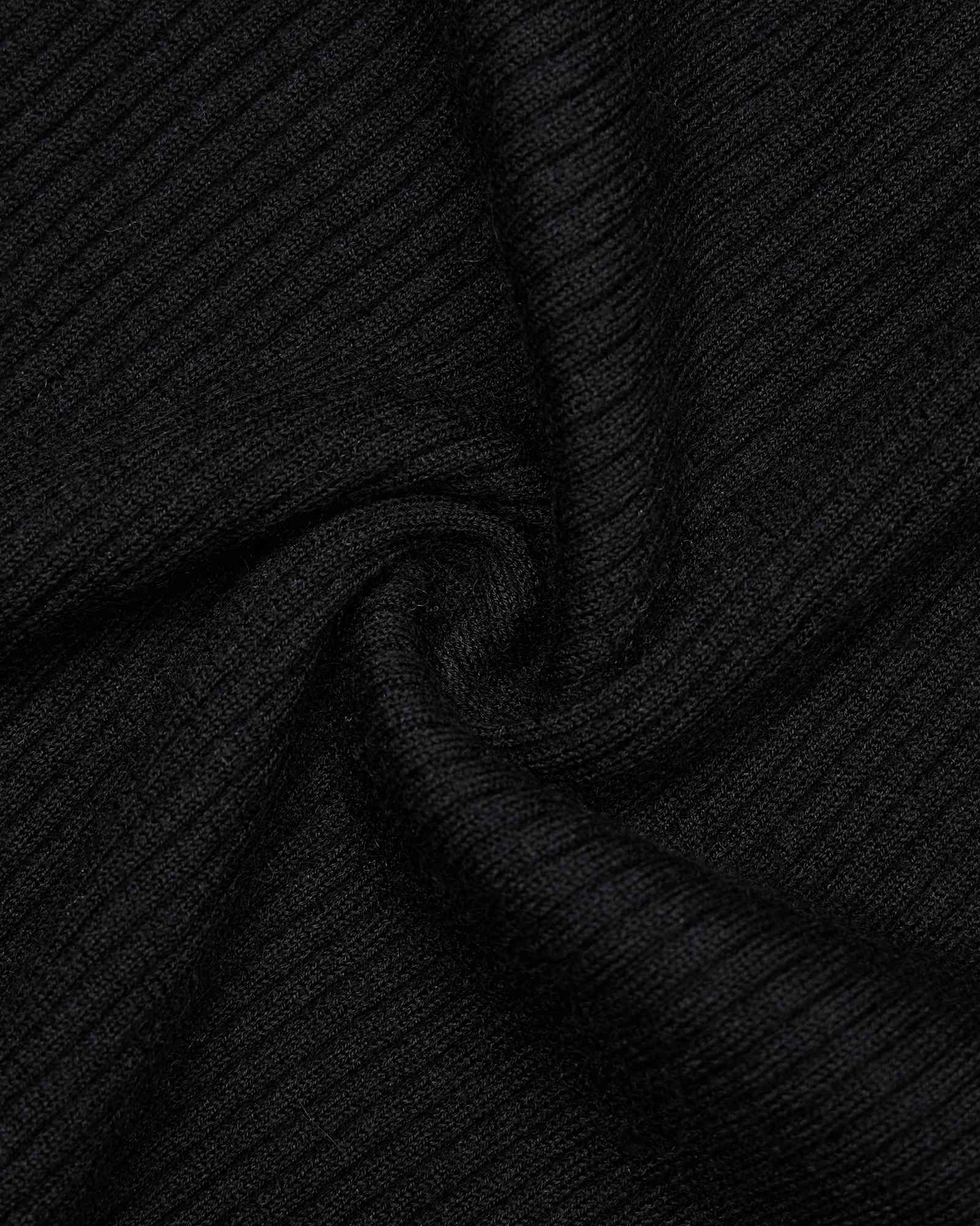 Soft Ribbed V-Neck Cashmere Sweater