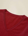 100% Cashmere Classic V-Neck Sweater