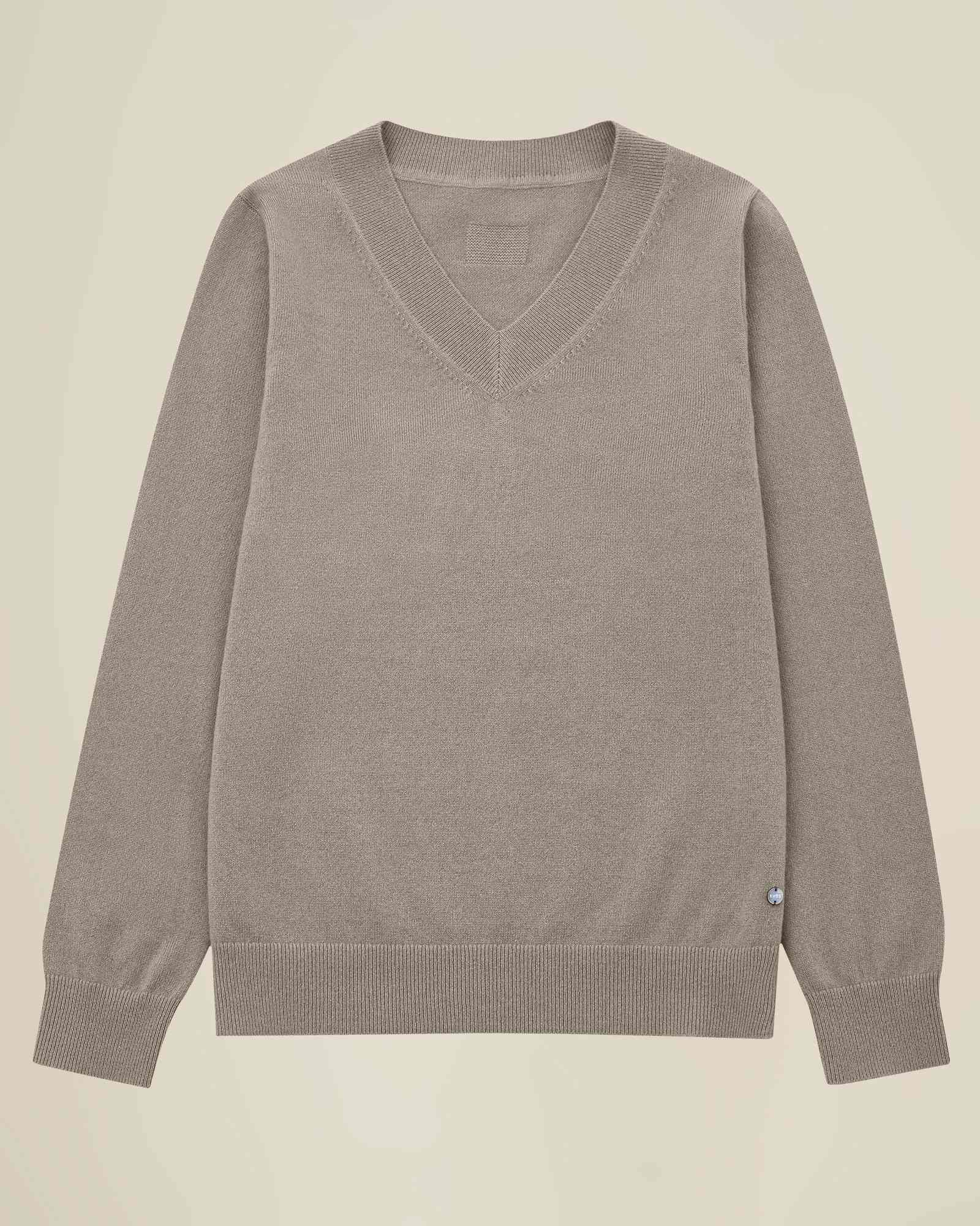 Classic Women's Cashmere V-Neck Jumper