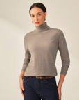 Soft Touch Pure Cashmere Turtleneck Sweater