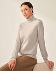 Soft Touch Pure Cashmere Turtleneck Sweater