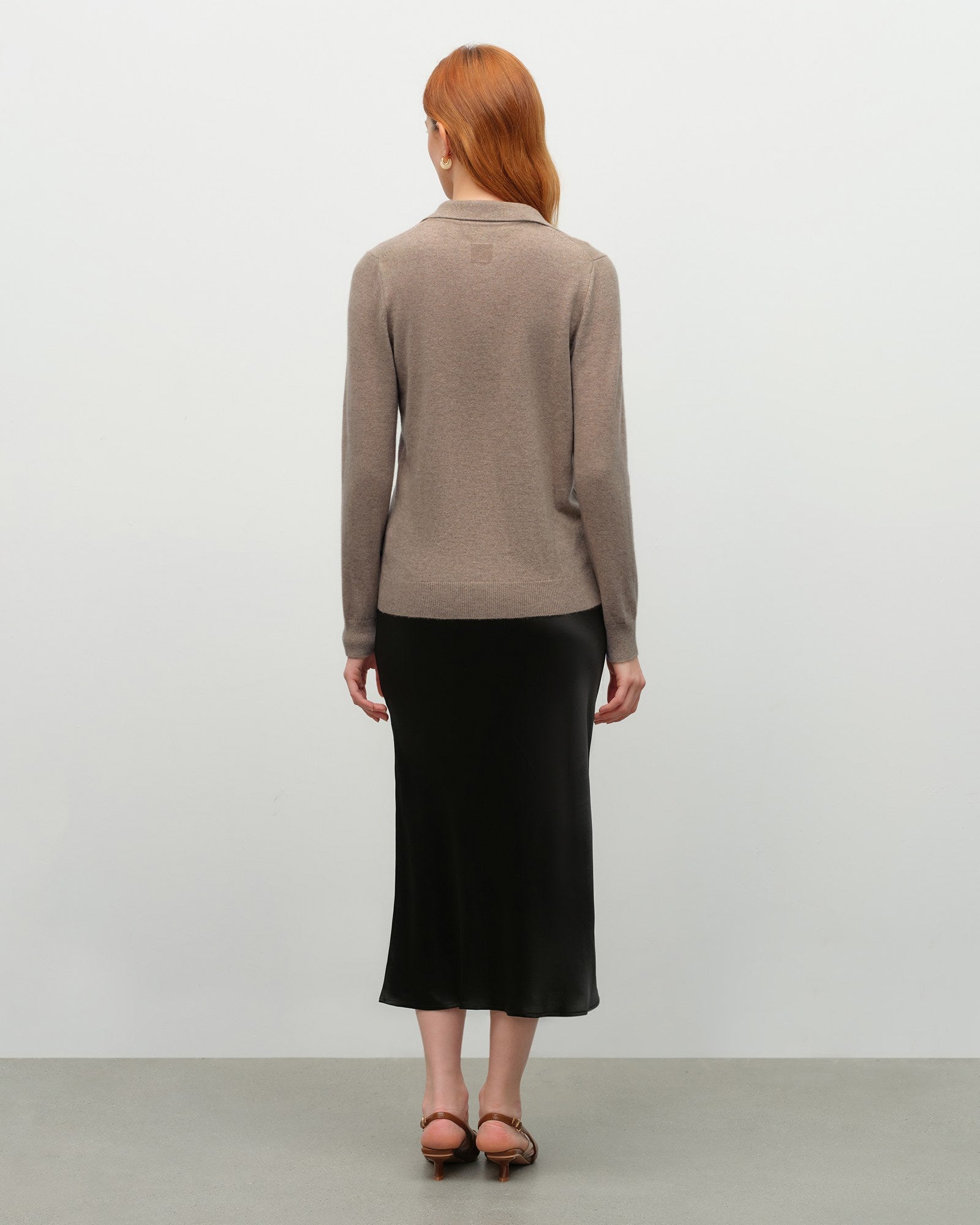 Ultra Soft Cashmere Polo Neck Sweater