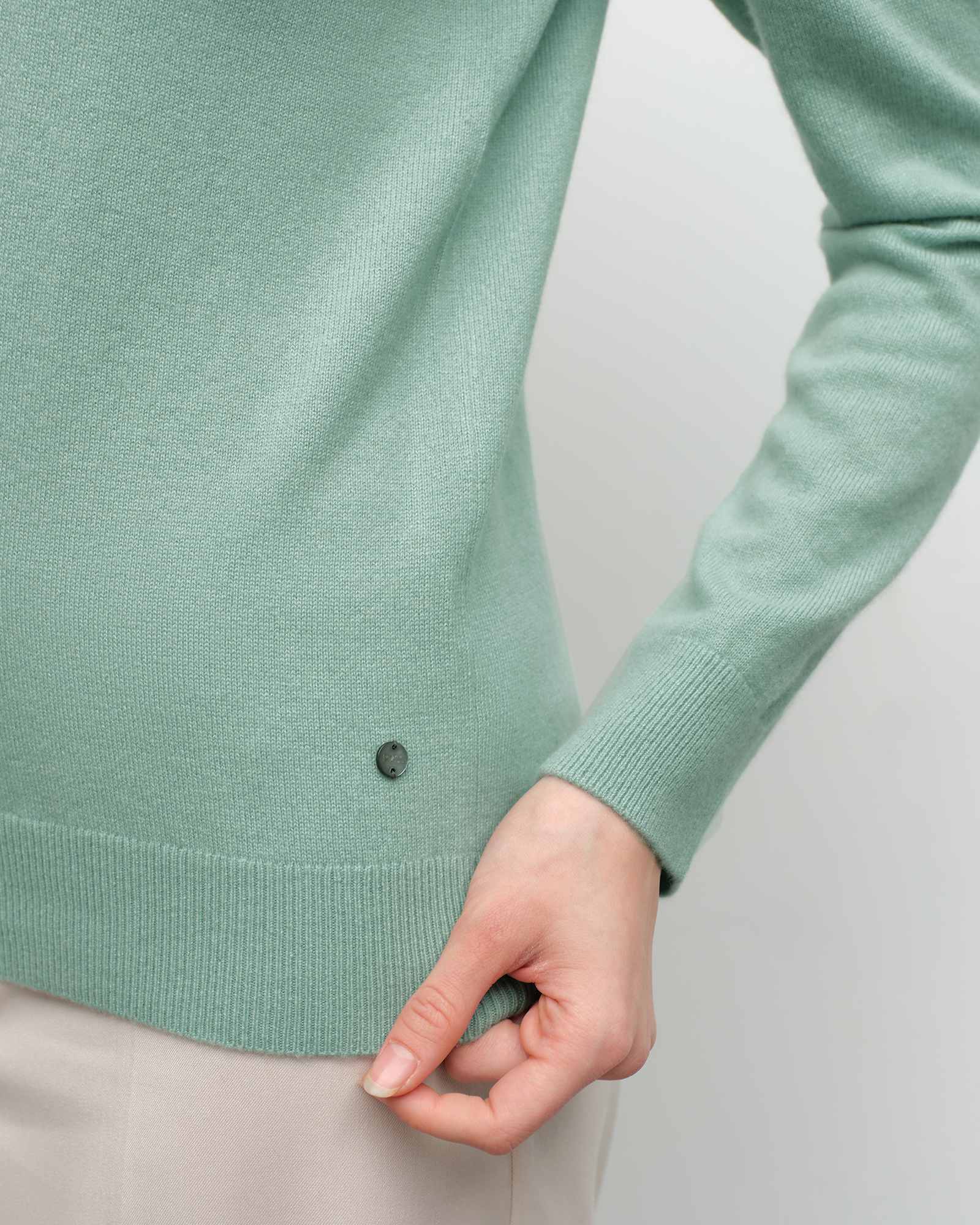 Ultra Soft Cashmere Polo Neck Sweater