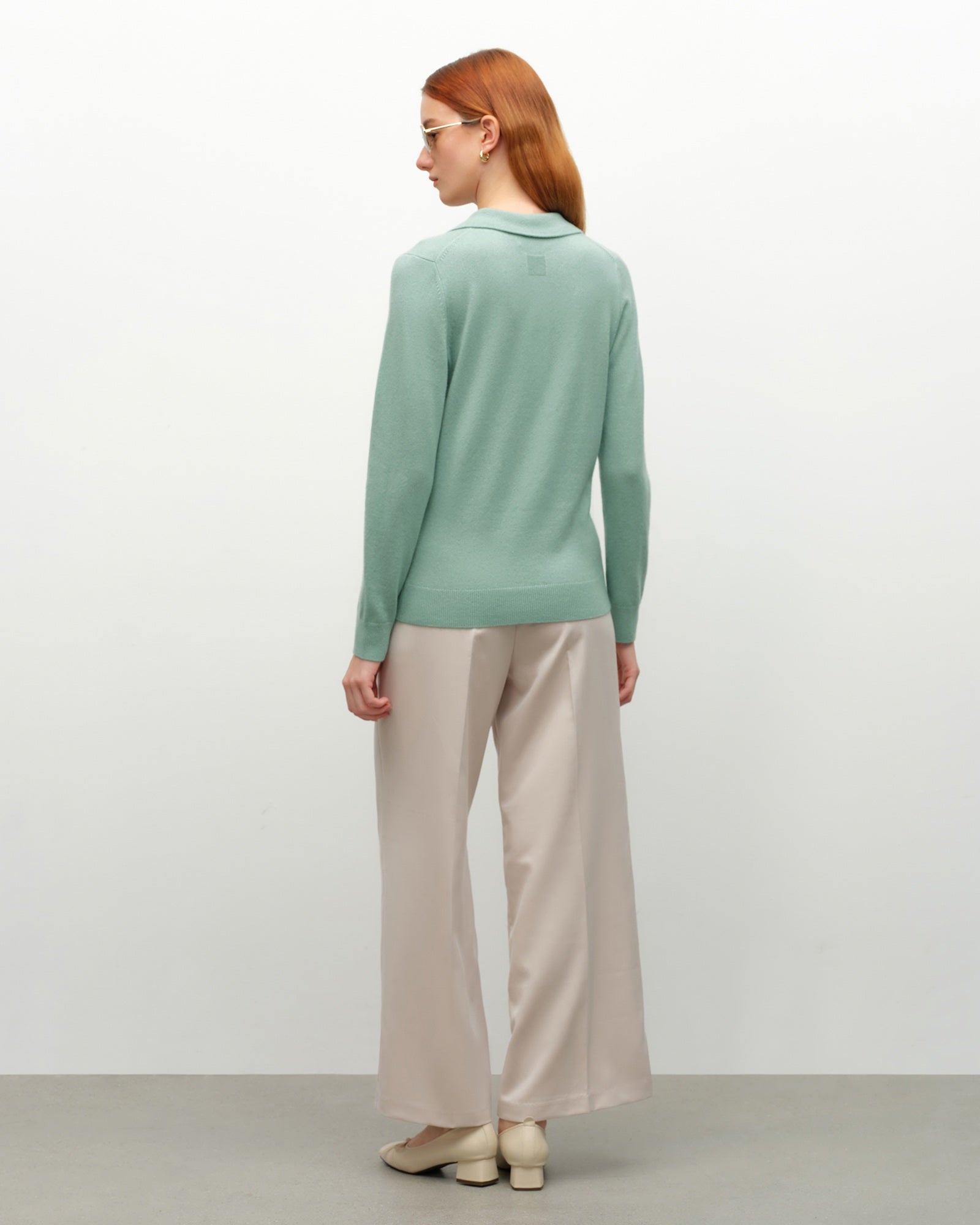 Ultra Soft Cashmere Polo Neck Sweater