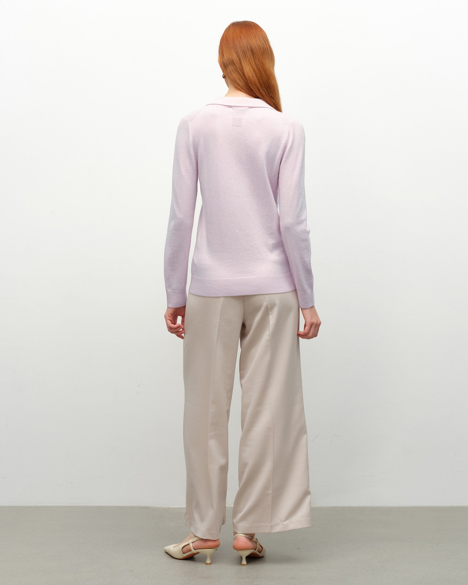 Ultra Soft Cashmere Polo Neck Sweater