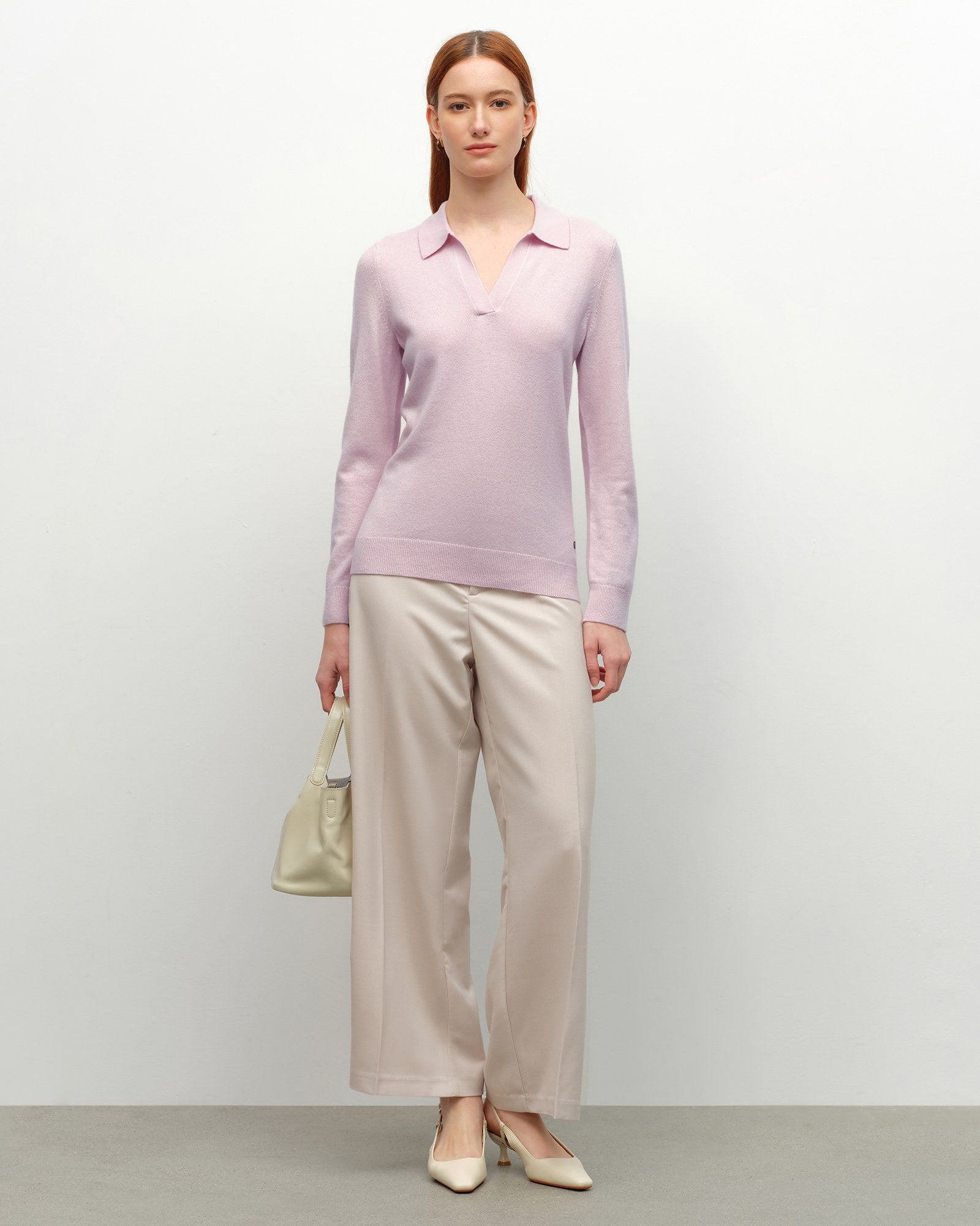 Ultra Soft Cashmere Polo Neck Sweater