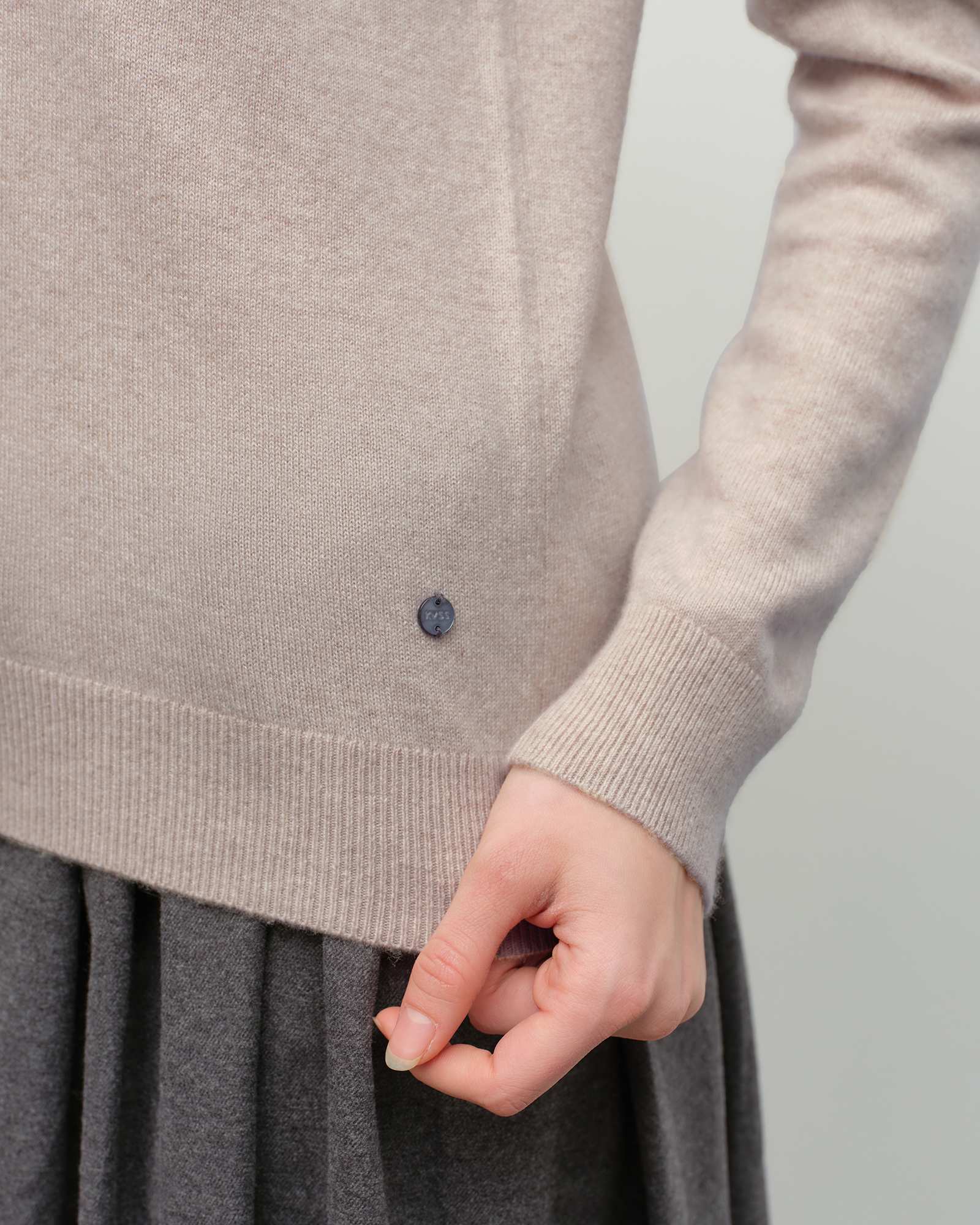 Ultra Soft Cashmere Polo Neck Sweater