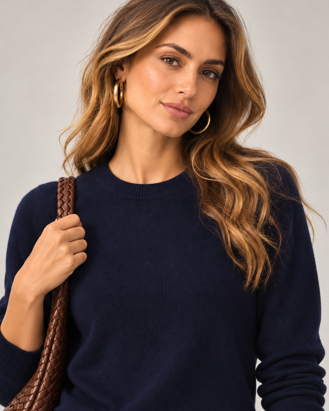 Classic 100% Cashmere Crewneck Sweater