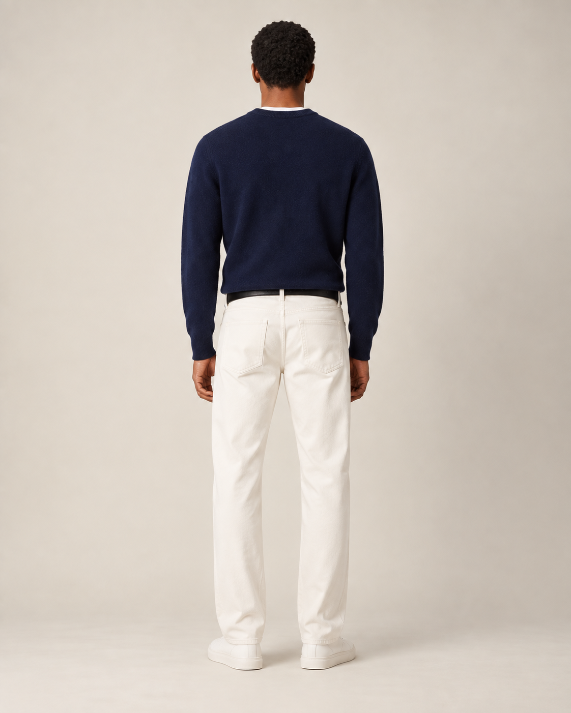 Luxe 100% Cashmere Crew Neck Sweater