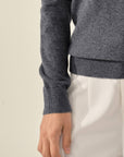 Classic women's Crewneck 100% Cashmere Sweater