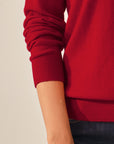 Classic women's Crewneck 100% Cashmere Sweater