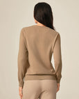Classic women's Crewneck 100% Cashmere Sweater