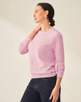 Classic women's Crewneck 100% Cashmere Sweater