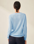 Classic women's Crewneck 100% Cashmere Sweater