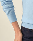 Classic women's Crewneck 100% Cashmere Sweater