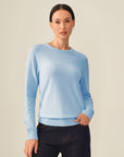 Classic women's Crewneck 100% Cashmere Sweater