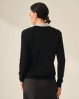 Classic women's Crewneck 100% Cashmere Sweater