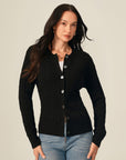 100% Cashmere Cable Knit Button Cardigan