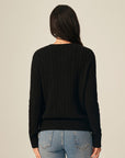 100% Cashmere Cable Knit Button Cardigan