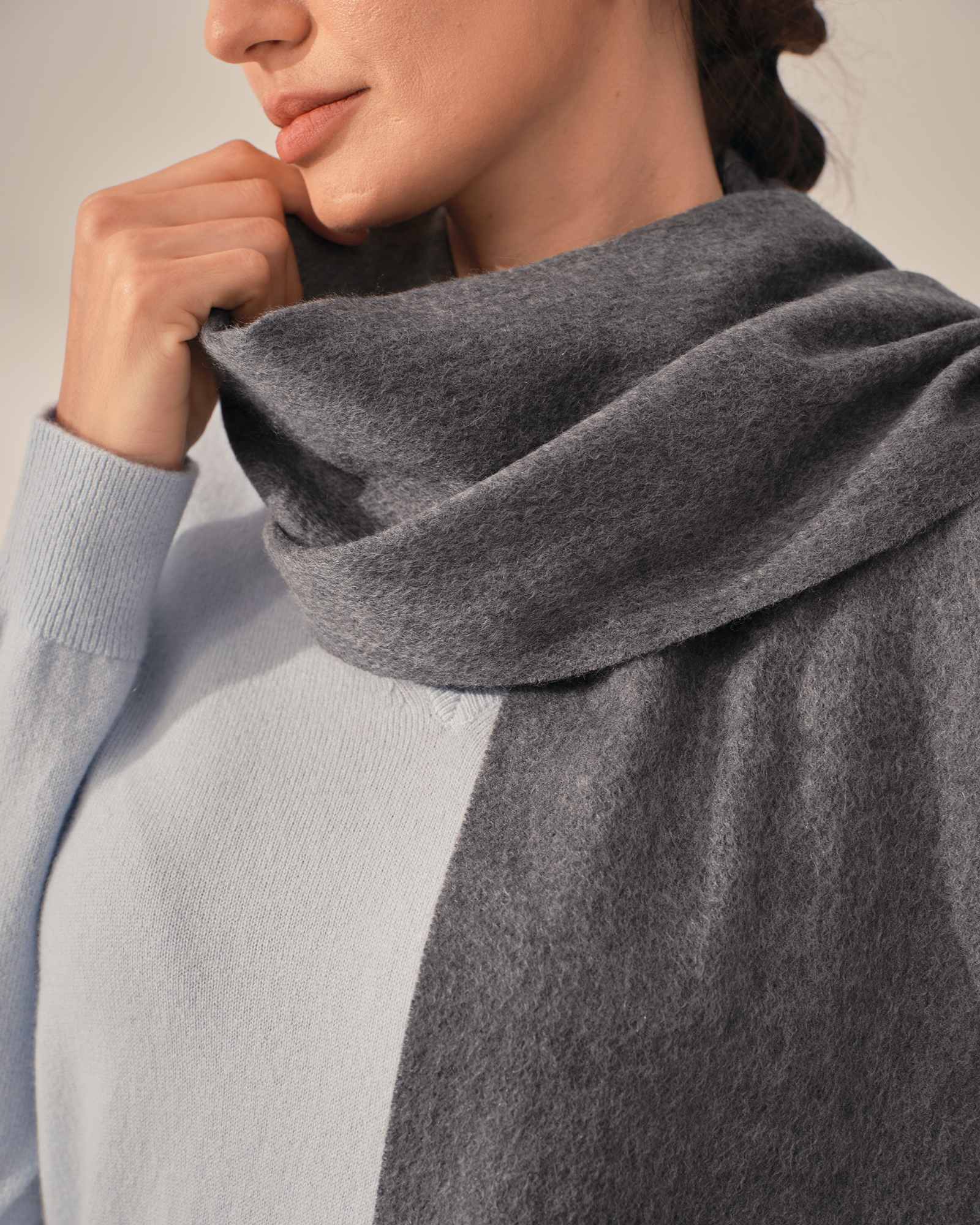 Ultra-Soft Pure Cashmere Scarf For women