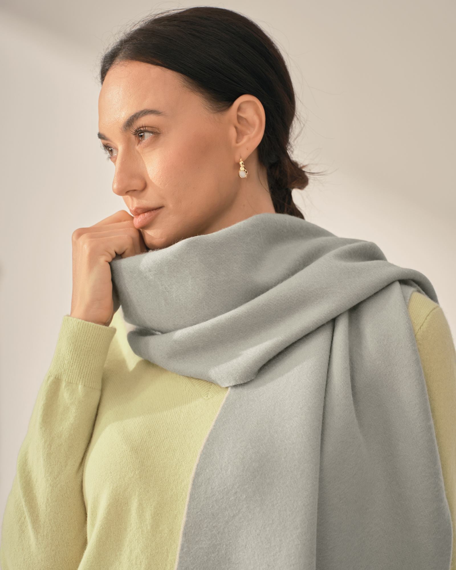 Ultra-Soft Pure Cashmere Scarf For Women