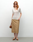 Breathable Cashmere Silk Summer T-Shirt