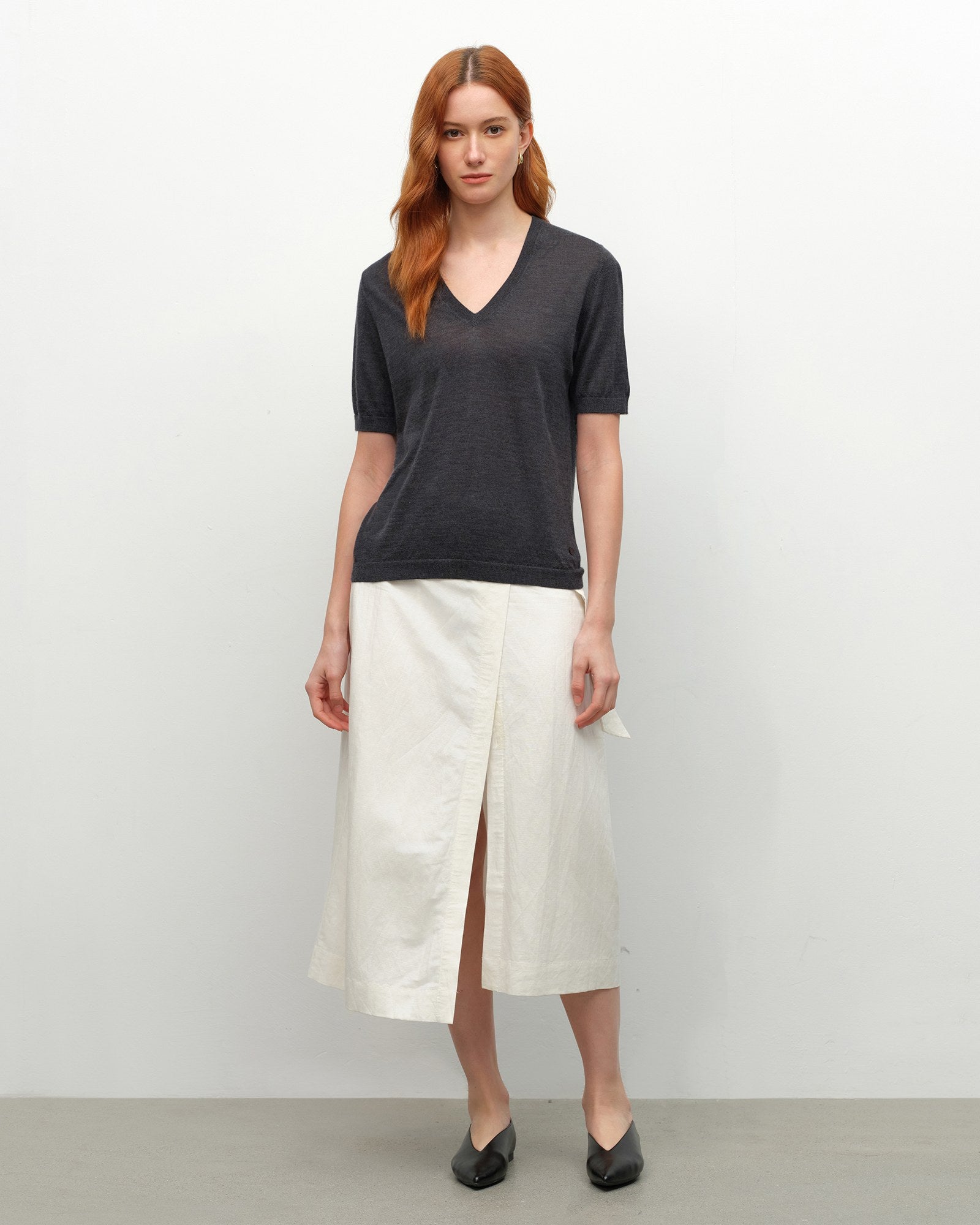 Breathable Cashmere Silk Summer T-Shirt – kvsscashmere