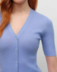 Lightweight Cashmere Silk Short Sleeve Cardigan
