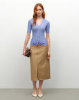 Lightweight Cashmere Silk Short Sleeve Cardigan