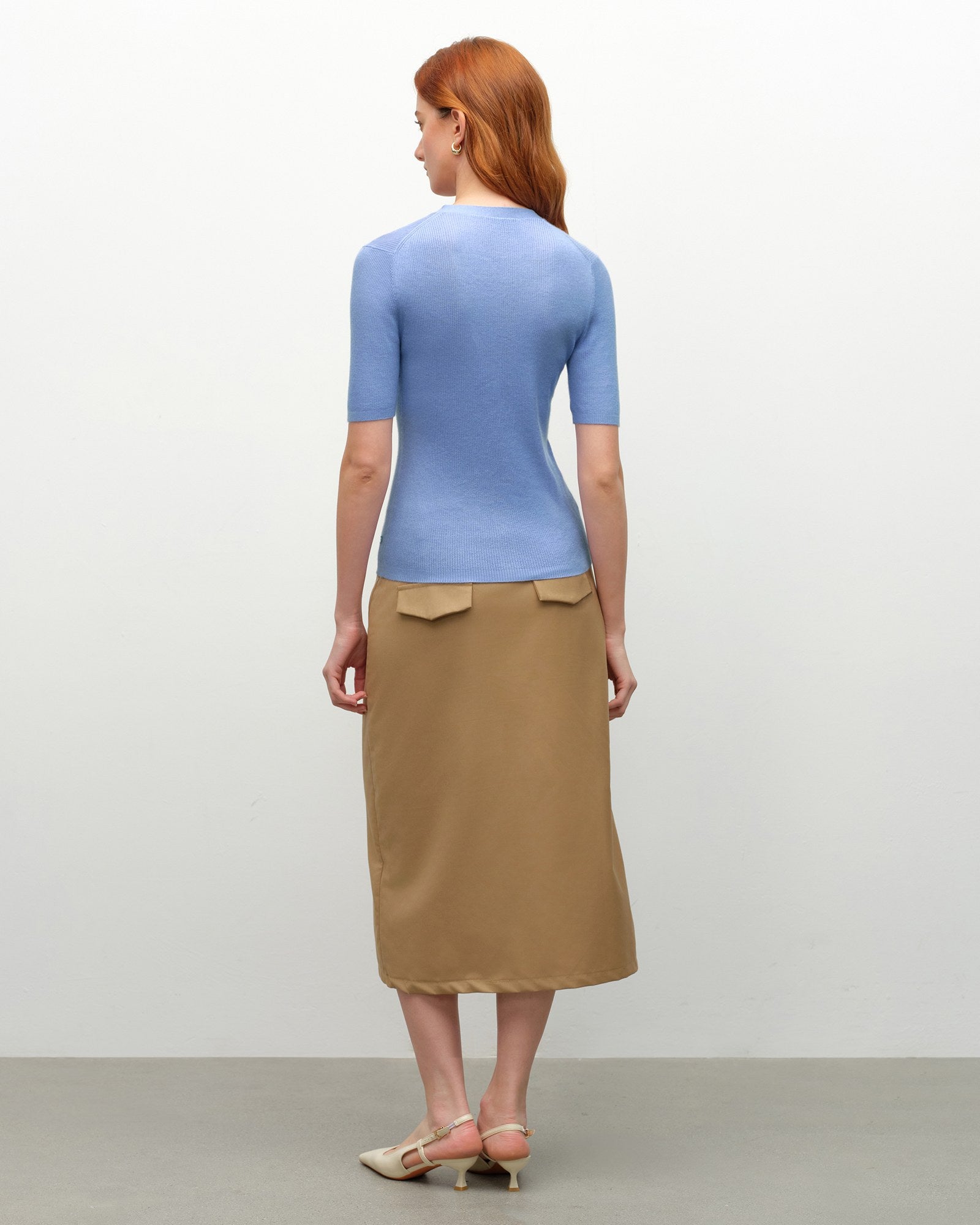 Lightweight Cashmere Silk Short Sleeve Cardigan