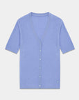 Lightweight Cashmere Silk Short Sleeve Cardigan