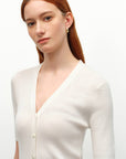 Lightweight Cashmere Silk Short Sleeve Cardigan
