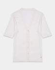 Lightweight Cashmere Silk Short Sleeve Cardigan