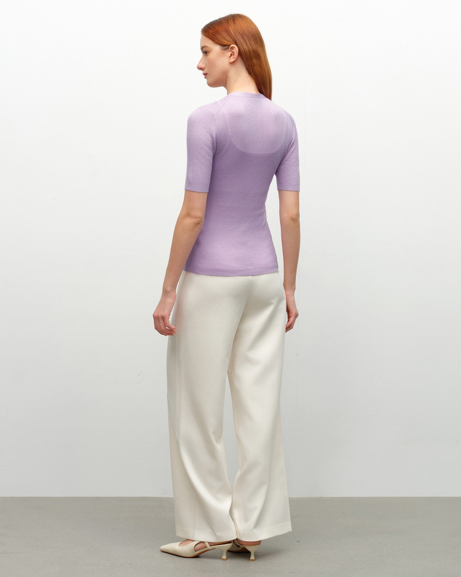 Lightweight Cashmere Silk Short Sleeve Cardigan