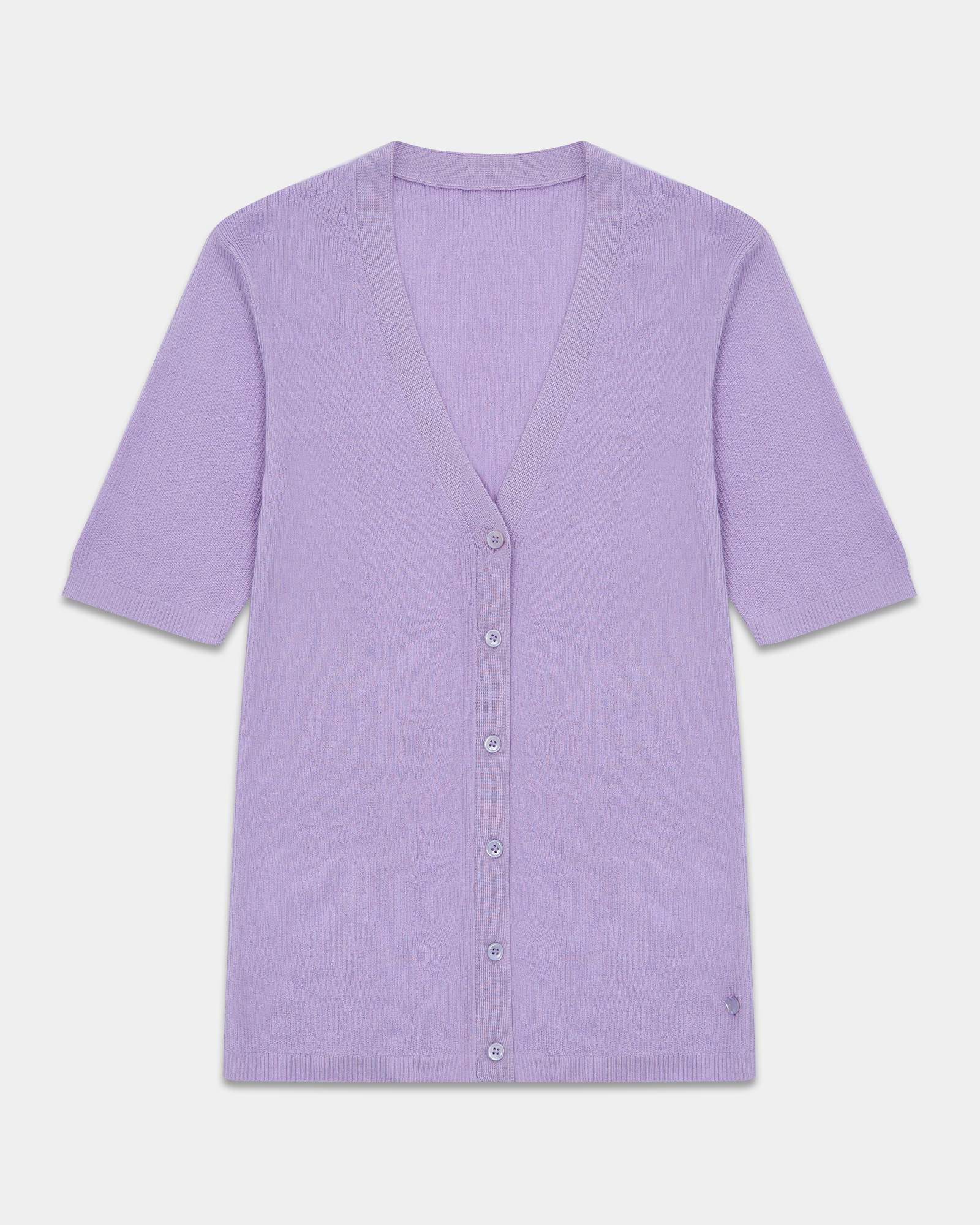 Lightweight Cashmere Silk Short Sleeve Cardigan