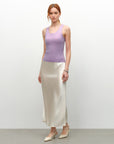 Soft Cashmere Silk Sleeveless Tank