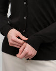 Soft Cashmere Silk V-Neck Cardigan