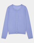 Lightweight Cashmere Silk Crew Cardigan