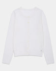 Lightweight Cashmere Silk Crew Cardigan