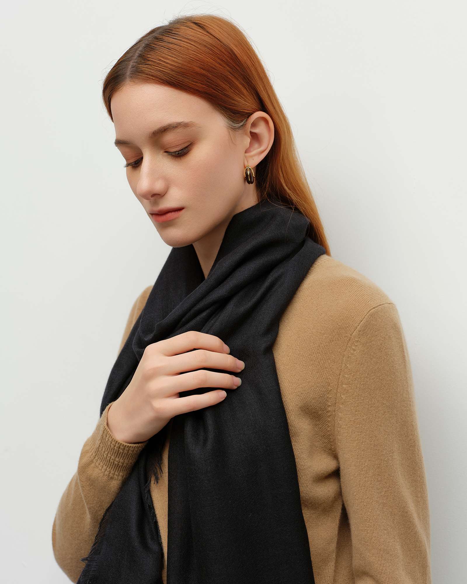 Lightweight Cashmere Silk Shawl
