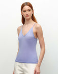 Lightweight Cashmere Silk V-Neck Tank