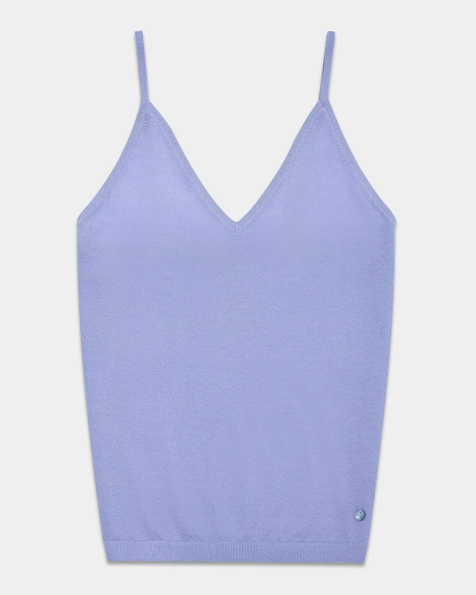 Lightweight Cashmere Silk V-Neck Tank