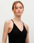 Lightweight Cashmere Silk V-Neck Tank
