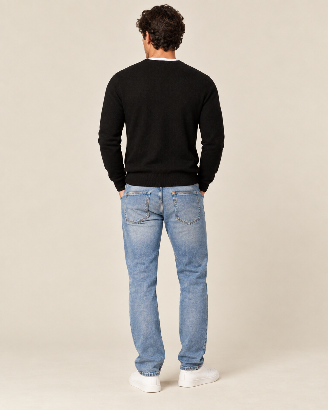 Classic Men's Cashmere V-Neck Pullover