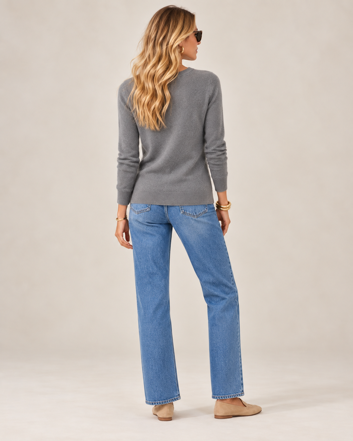 Classic 100% Cashmere Crewneck Sweater
