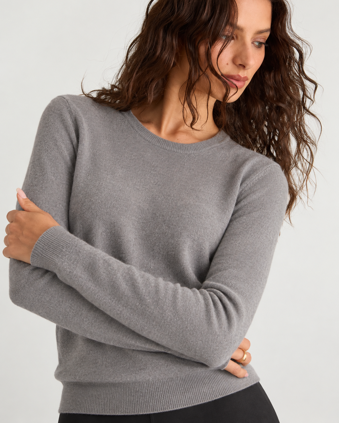 Ultra Soft 100% Cashmere Crewneck Sweater