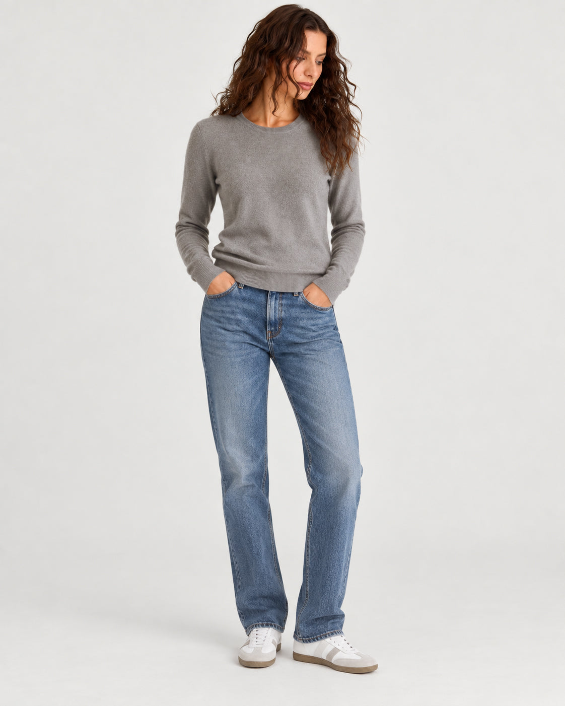 Ultra Soft 100% Cashmere Crewneck Sweater