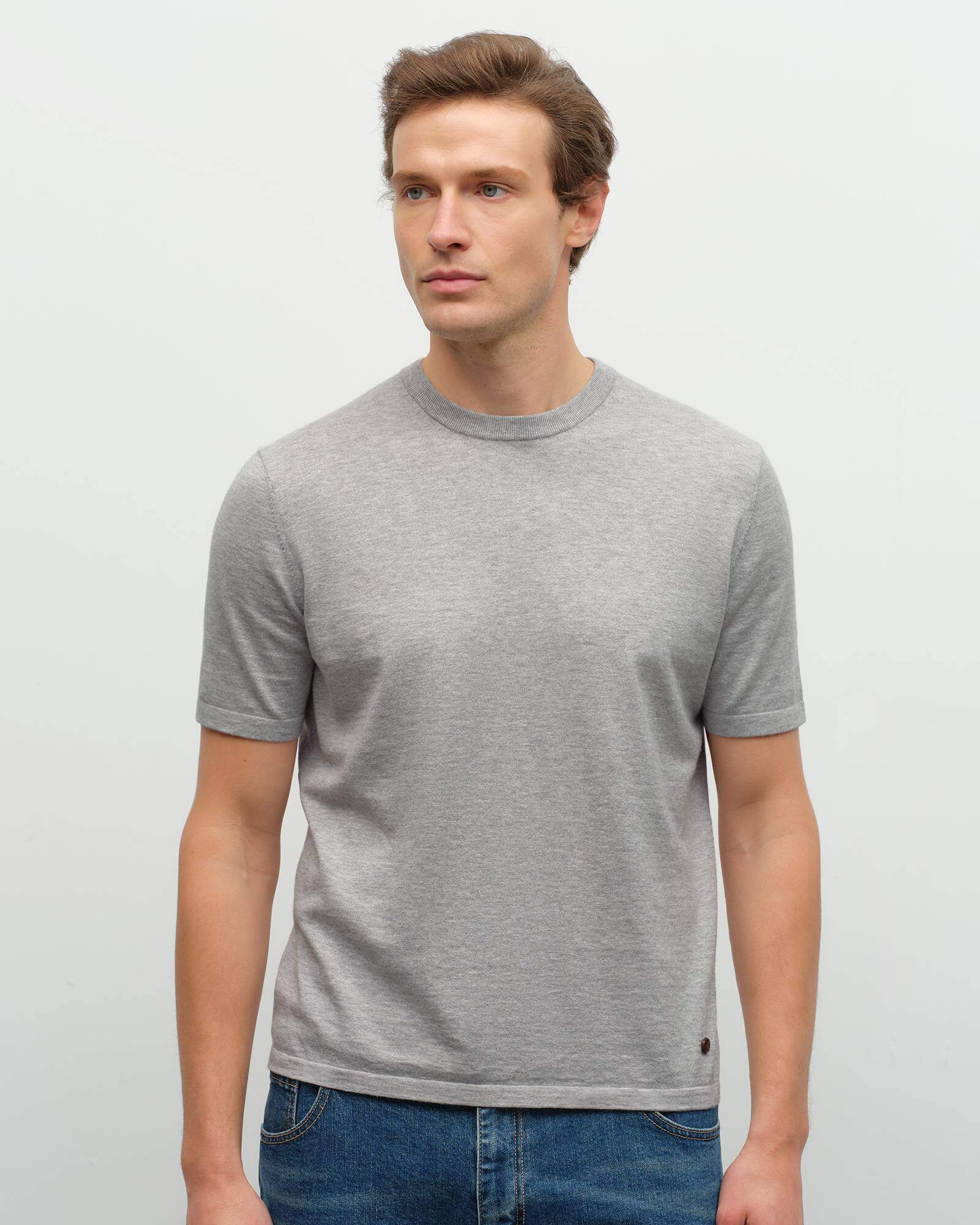 Lightweight Cashmere Short Sleeve T-shirt – kvsscashmere
