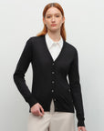 black cashmere cardigan  kvss