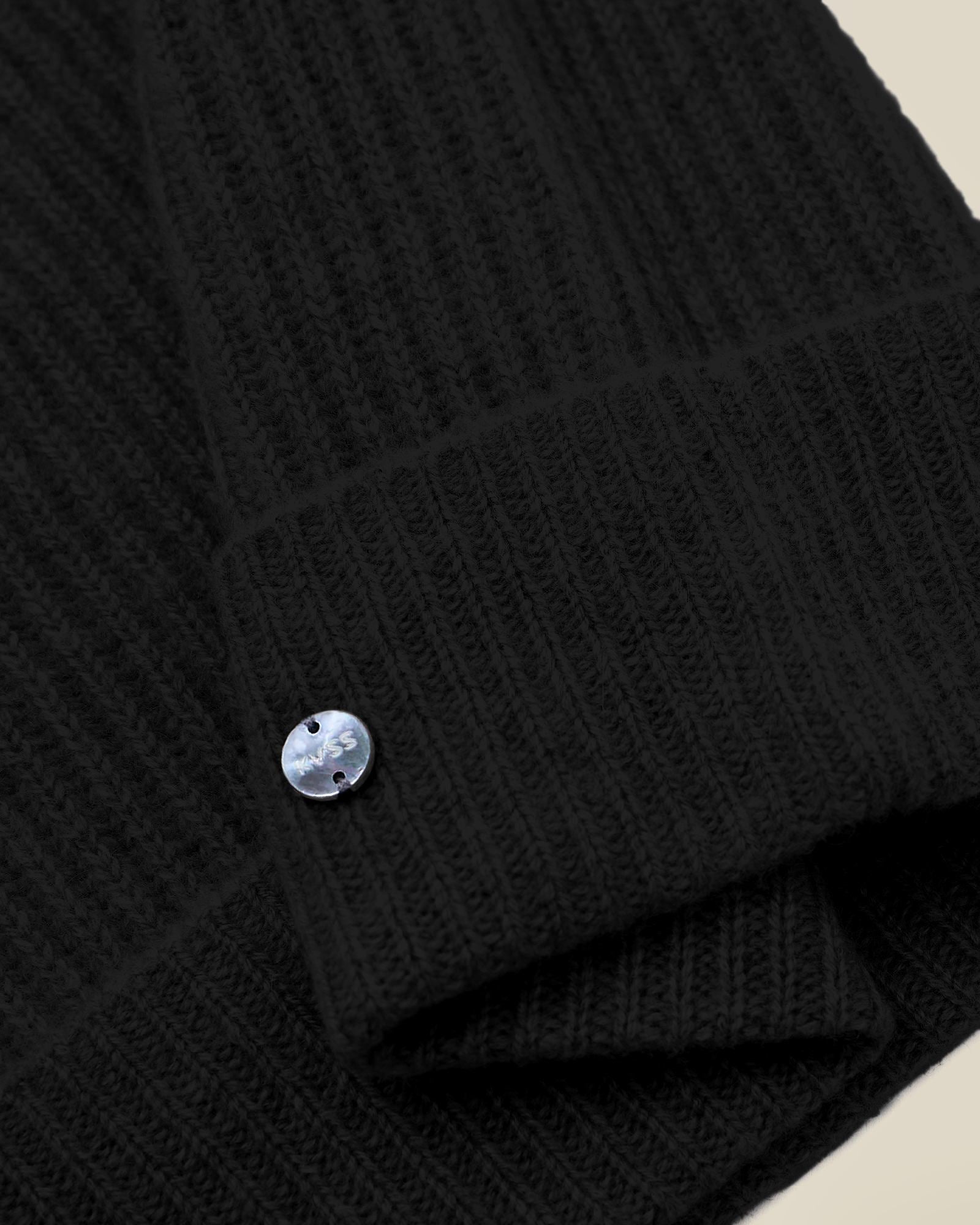 black cashmere hat mens  kvss